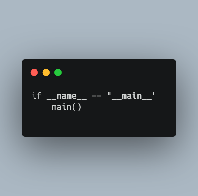  파이썬 if __name__ == "__main__" 사용법