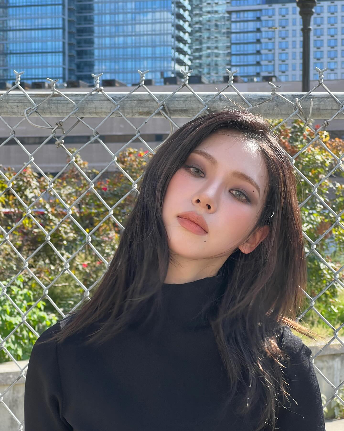  에스파 카리나 스모키 화장 인스타그램 셀카 사진들 모음
