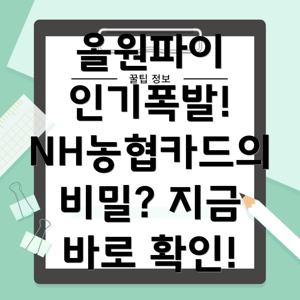 올원파이 NH농협카드