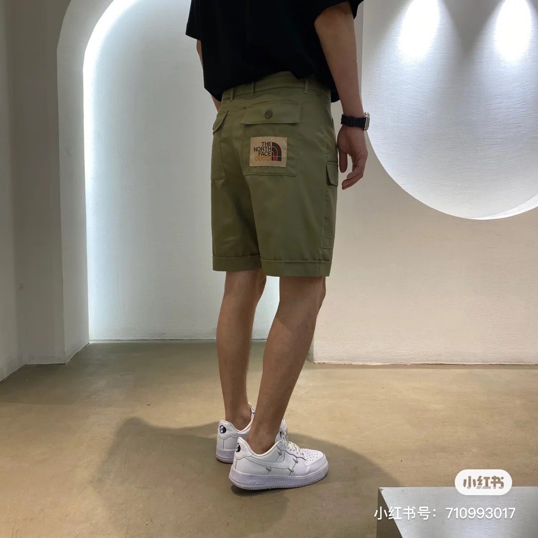  [GUCCI x THE NORTH FACE] 구찌 X 노스페이스 나일론 반바지 쇼츠 643129 ZAGGH 3257