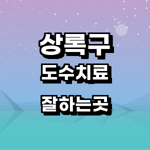 안산 상록구 도수치료