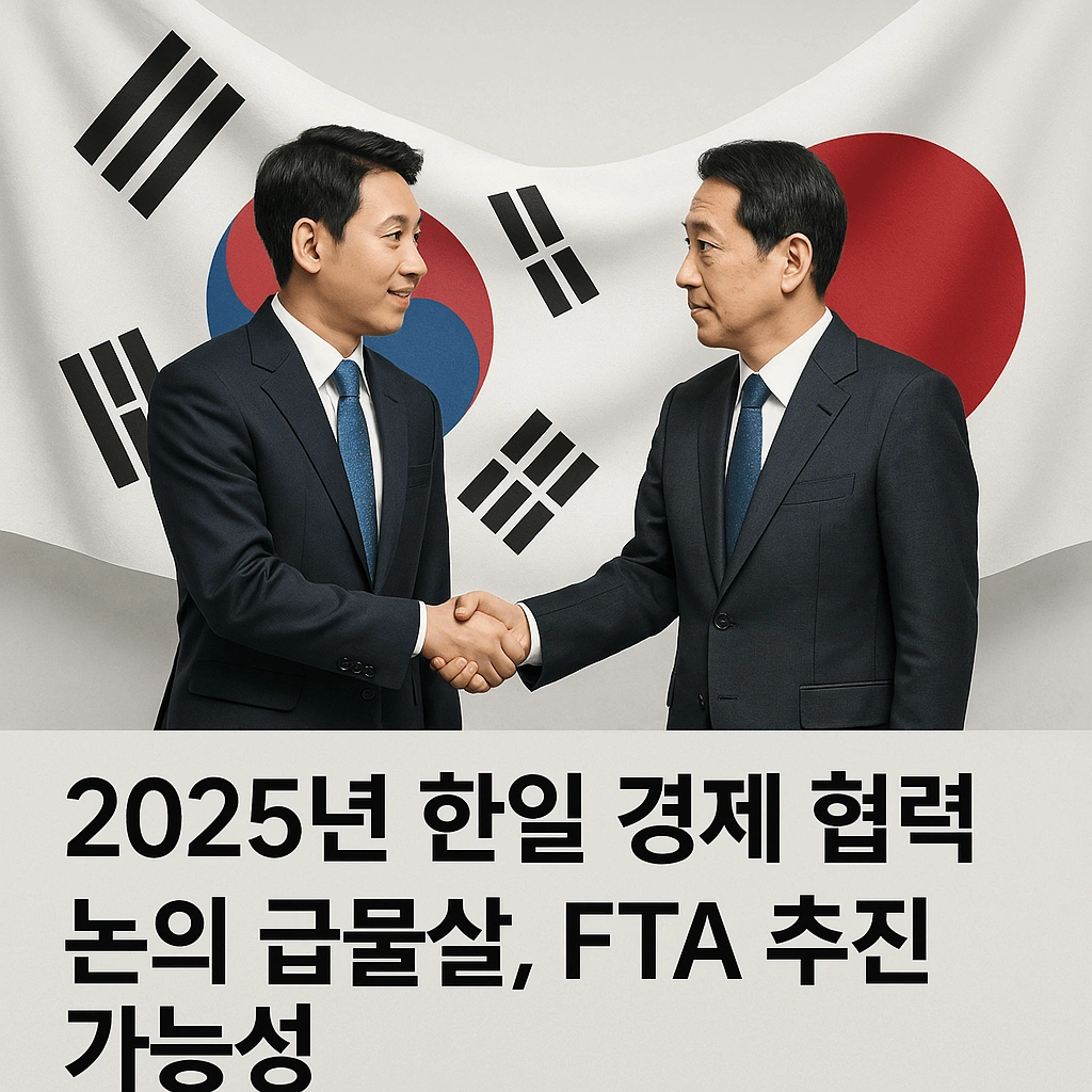 2025년 한일 경제 협력 논의 급물살, FTA 추진 가능성