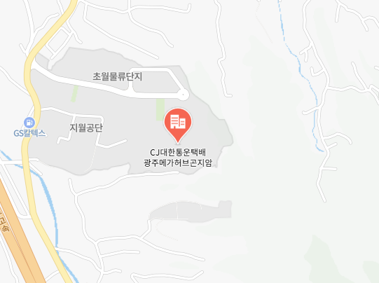 CJ대한통운 곤지암 Hub 위치 이미지