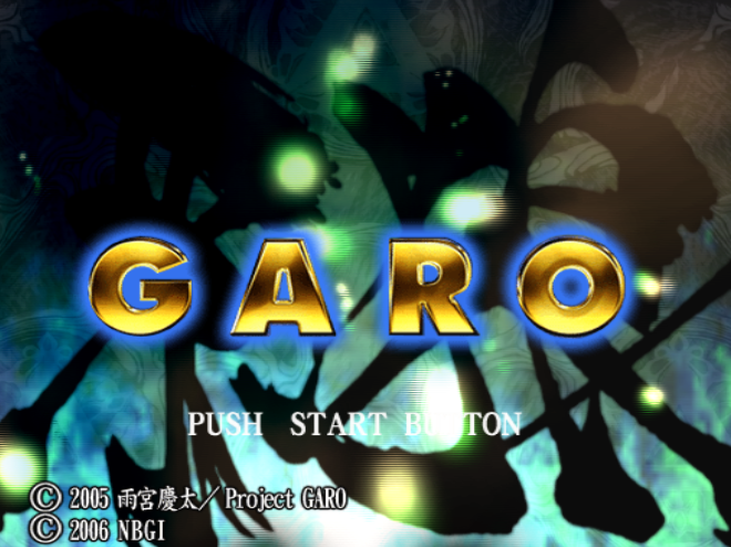  반다이 남코 / 액션 - 황금기사 가로 黄金騎士・牙狼 - Golden Knight GARO (PS2 - iso 다운로드)