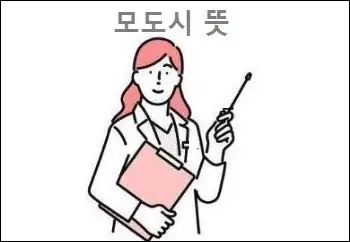 모도시 뜻
