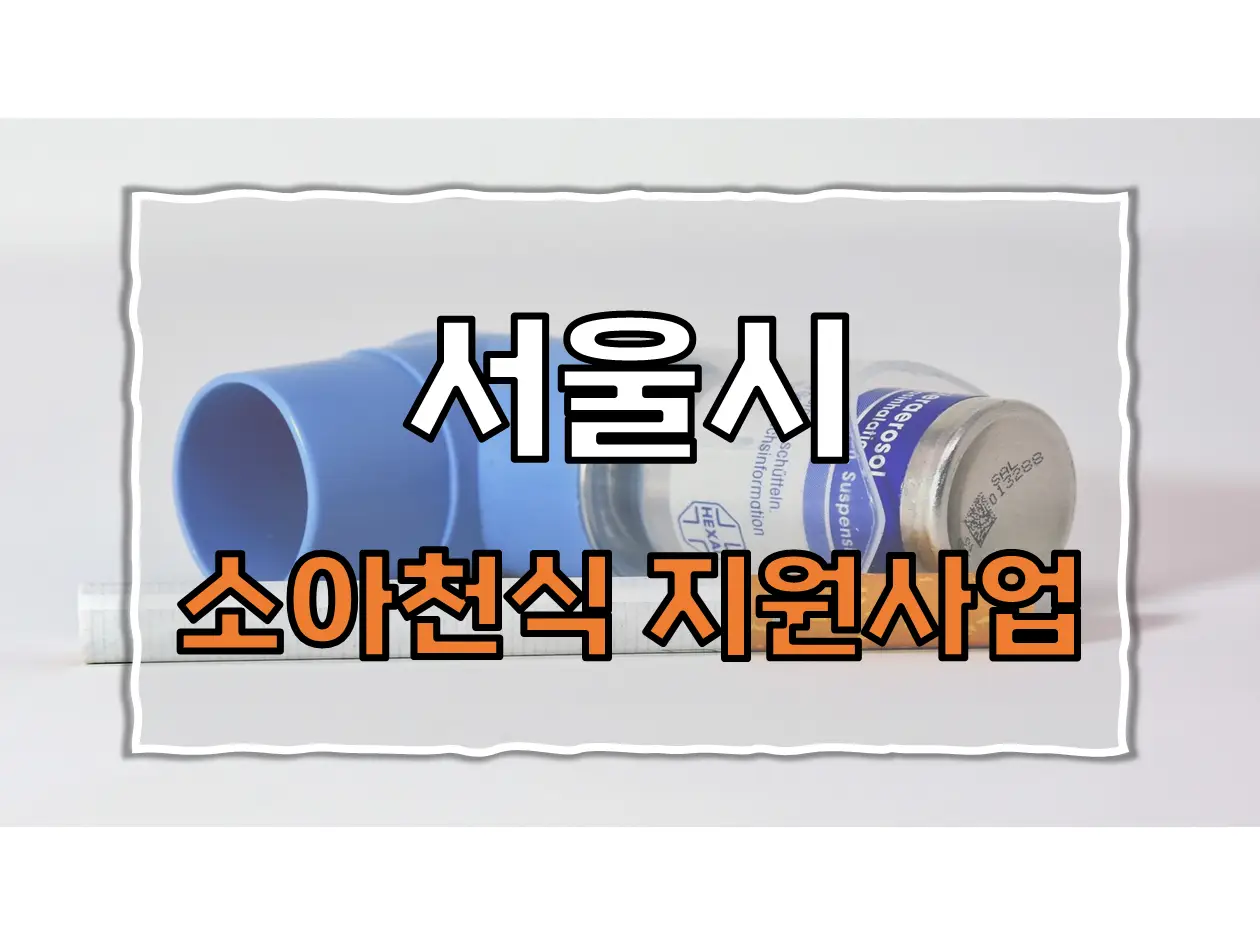  2023년도 환경재단 소아천식 지원사업: 서울시 천식 아동을 위한 의료비 및 생활환경 개선 지원