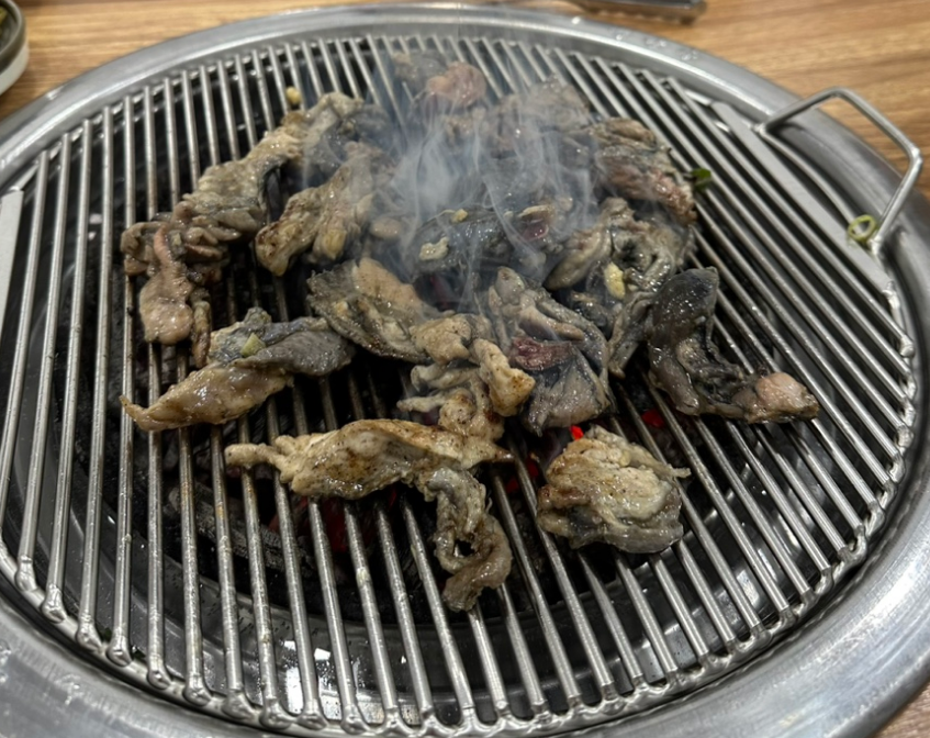 석장골오골계식당 음식