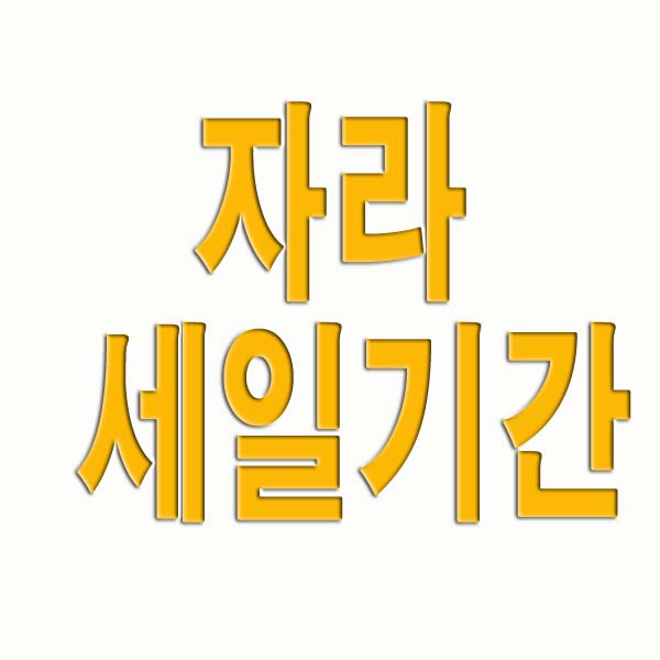  2023 자라 세일기간
