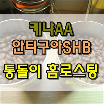  케냐AA, 안티구아SHB 통돌이 홈로스팅