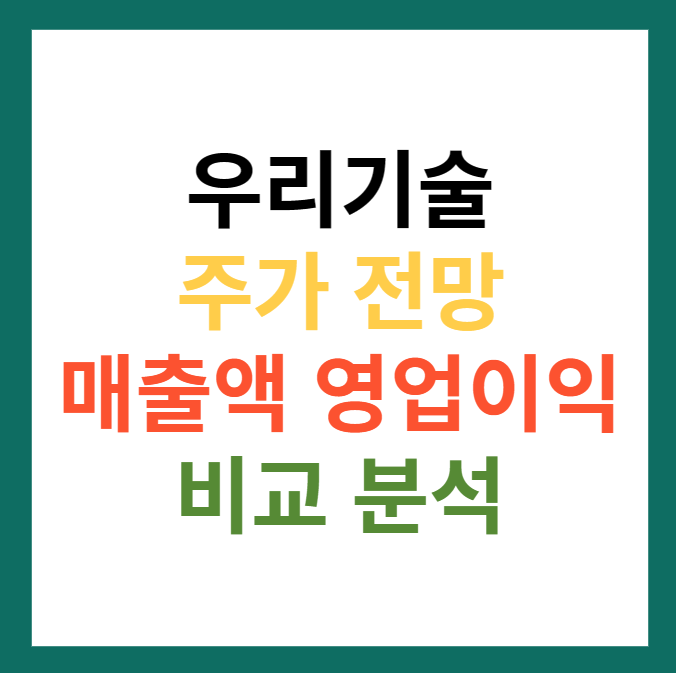 우리기술 주가 전망