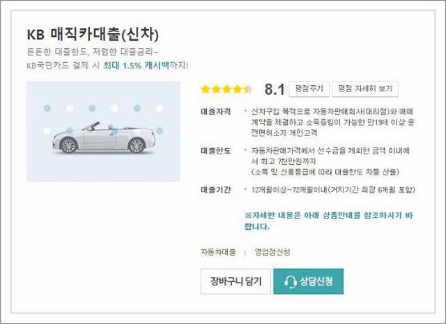 국민은행 자동차대출