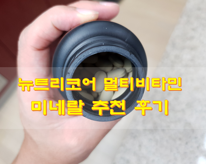  뉴트리코어 멀티비타민 미네랄 추천 후기