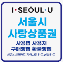 광역 서울사랑상품권 구매방법&amp;#44;사용처&amp;#44; 할인율