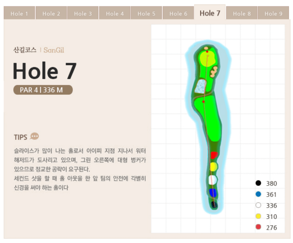 세일 컨트리클럽 산길코스 7