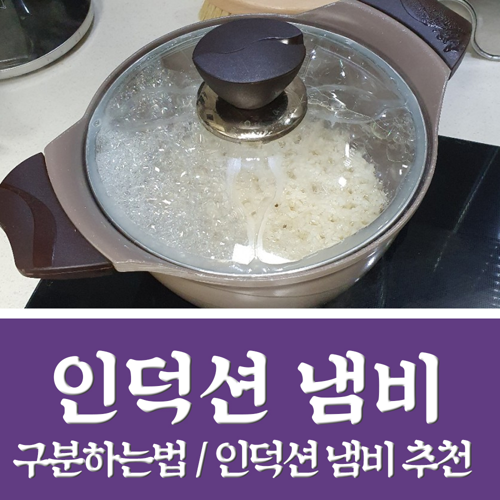 인덕션 사용가능 냄비, 프라이팬 구분하는법 + 인덕션 냄비 추천 글!