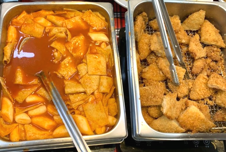 떡볶이-돈가스