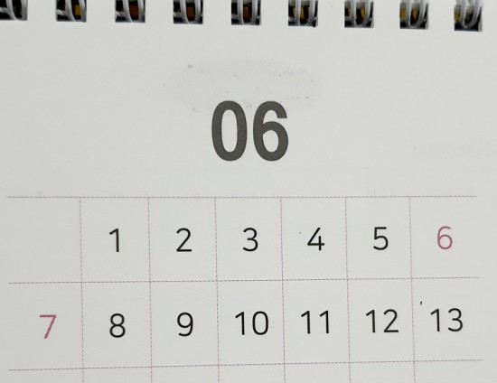 달력 읽기 정리 영어로 날짜 쓰기(요일, 월, 일), 2