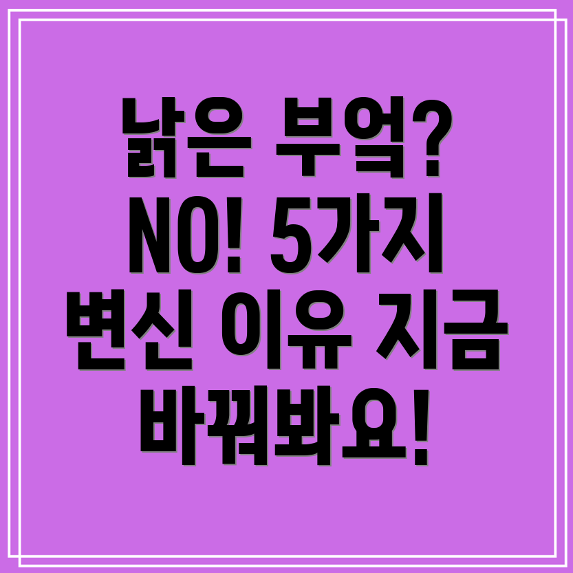 부엌리모델링지금바꿔야하는5가지이유와선택가이드