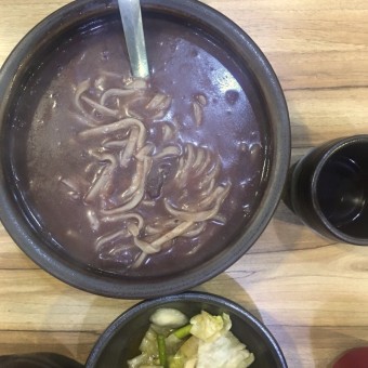 팥칼국수