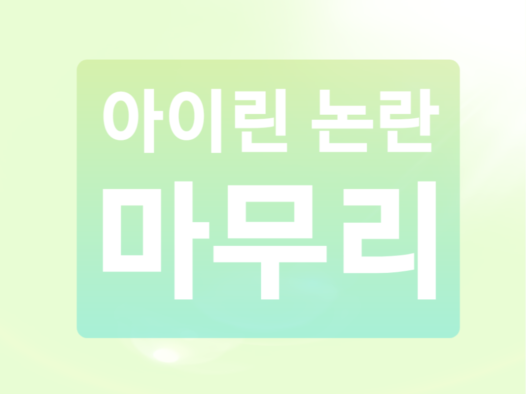  아이린 갑질 사건 최종 에디터 인스타스토리 전문