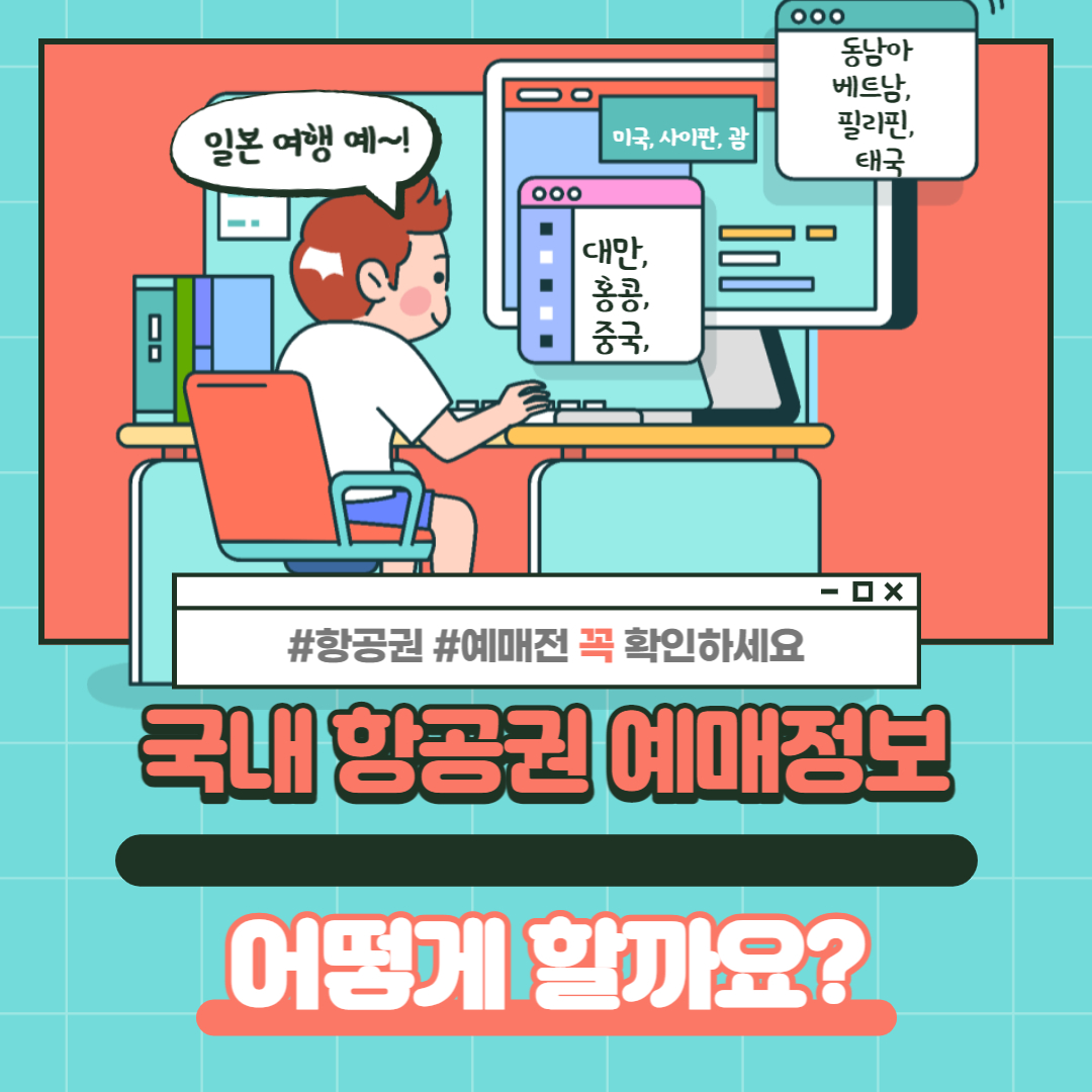 국내 저가 항공권 예매정보