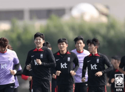 2024 카타르 아시안컵 한국 바레인 전을 앞두고 훈련중인 한국 대표팀 선수들