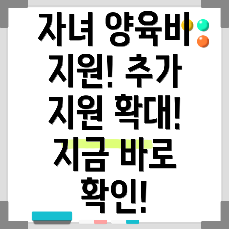 산재근로자 자녀양육비