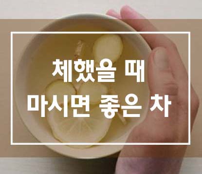  체했을 때 마시면 좋은 차(TEA)