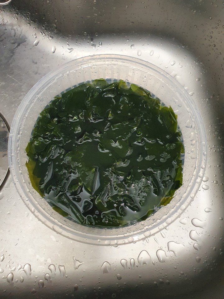  [미역초무침] 새콤달콤하게 남은 미역 맛있게 먹어요