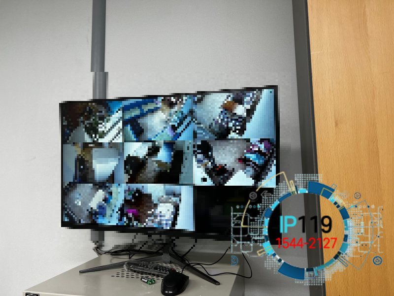  CCTV 모니터 화면 구성을 위한 정확한 통신공사 사례