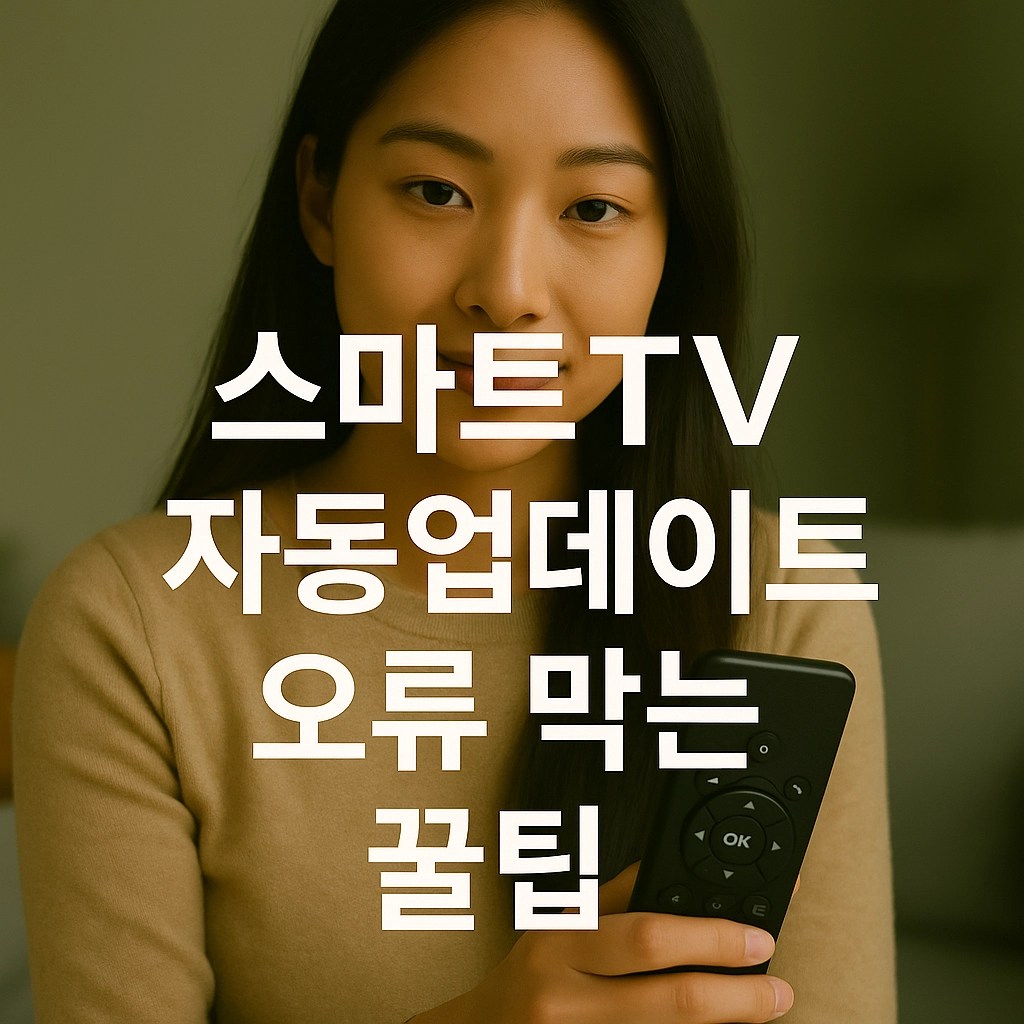 스마트TV 자동업데이트 오류 막는 꿀팁