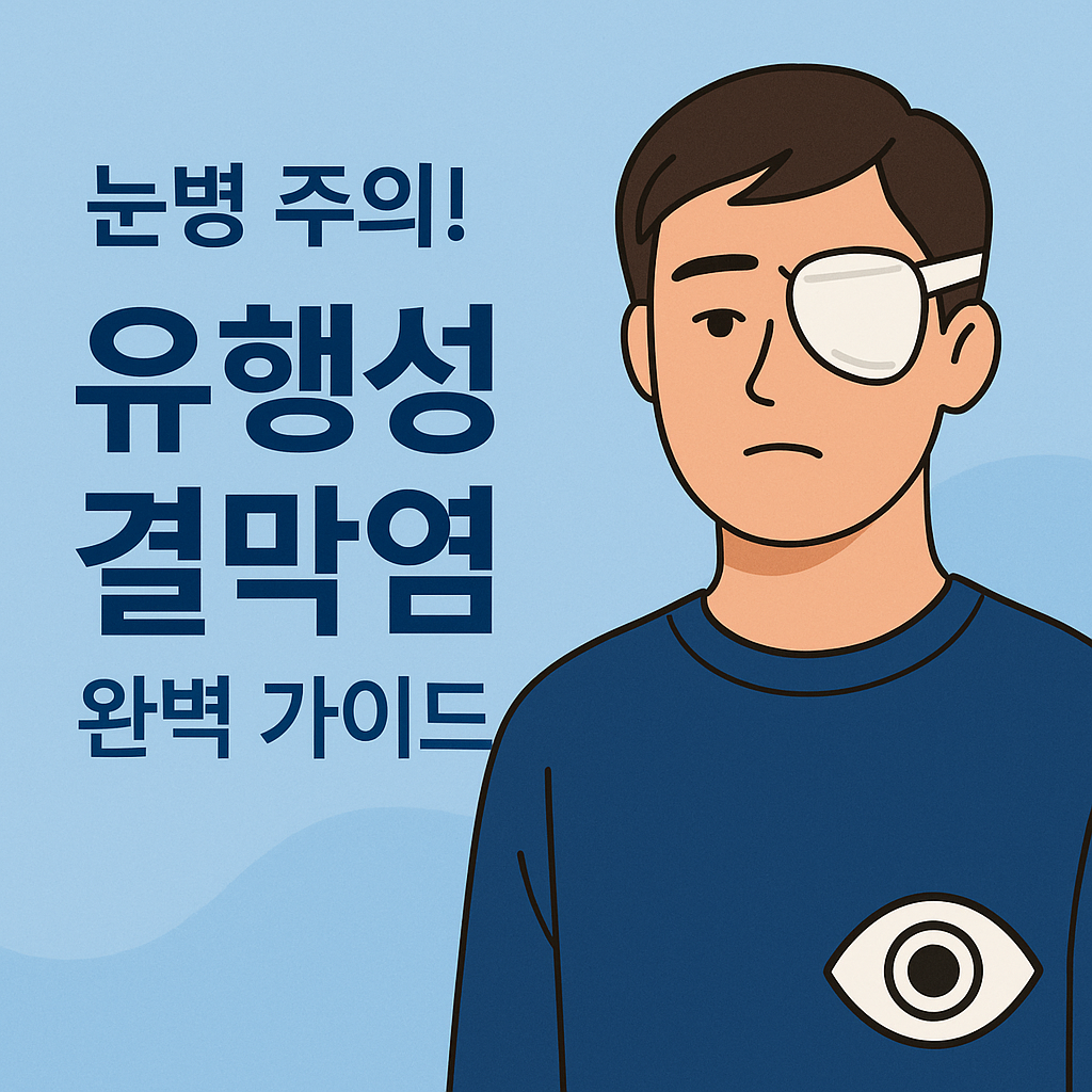 유행성 결막염 증상부터 치료까지, 안과 전문 정보 총정리!