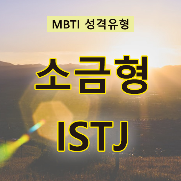  MBTI 성격검사 청렴결백한 논리주의자, 세상의 소금 ISTJ 를 다양하게 알아보자