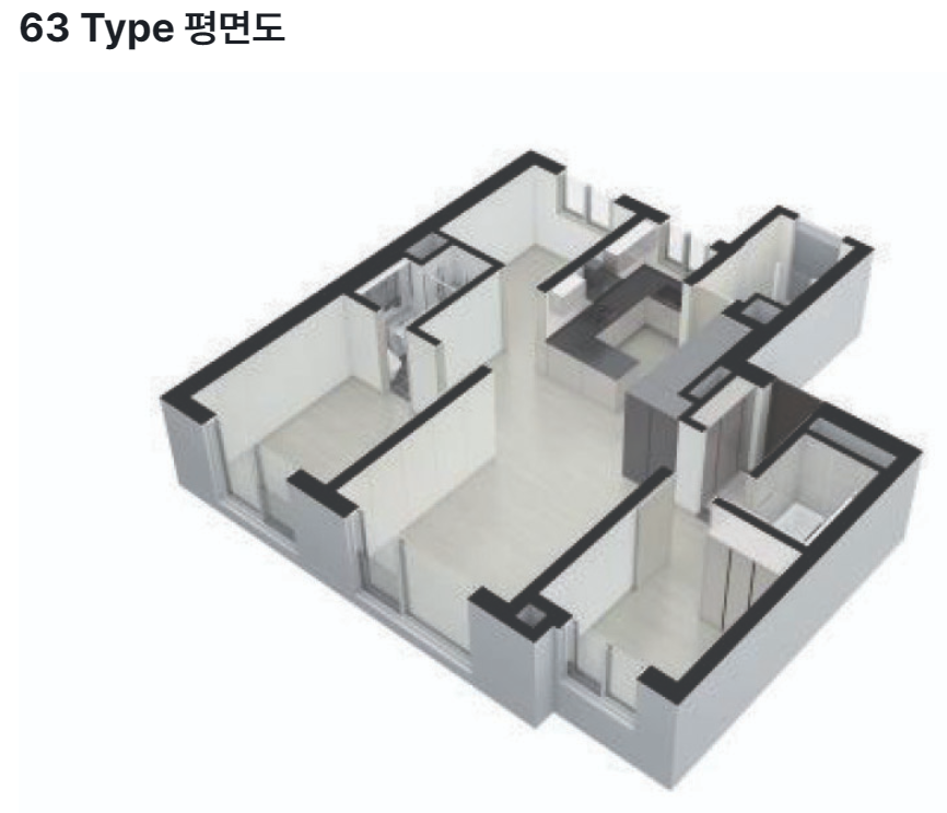 63 Type 평면도