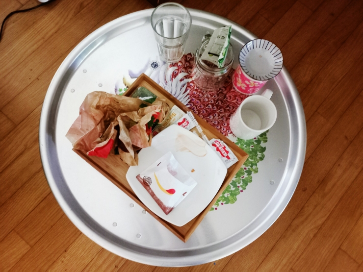 COVID-19 다이어리 1 - 가족확인, 초등학생 신속항원검사, 보건소 pcr, 자가격리 8