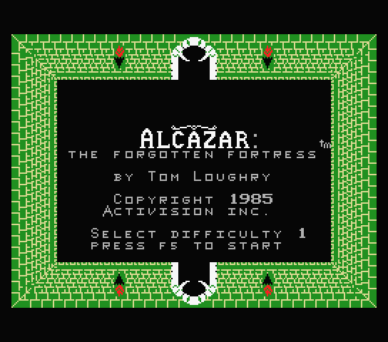  Alcazar The Forgotten Fortress - MSX (재믹스) 게임 롬파일 다운로드