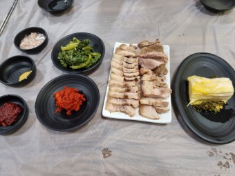 두부젓국 두부수육 두부삼합