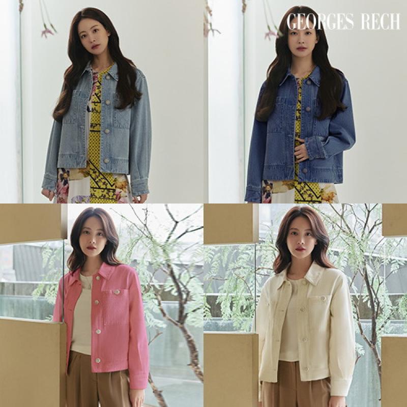 조르쥬레쉬 GR 코튼100 코코 데님 자켓
