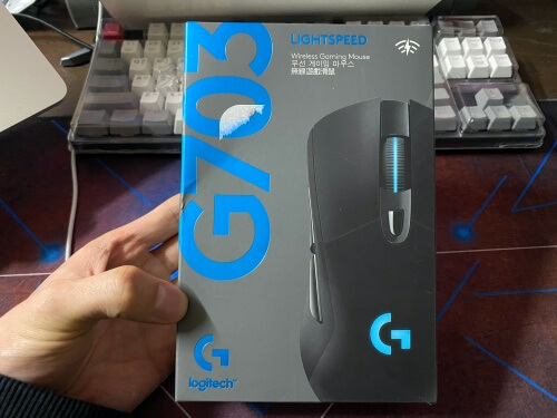  로지텍 g703 hero 무선마우스 사용후기