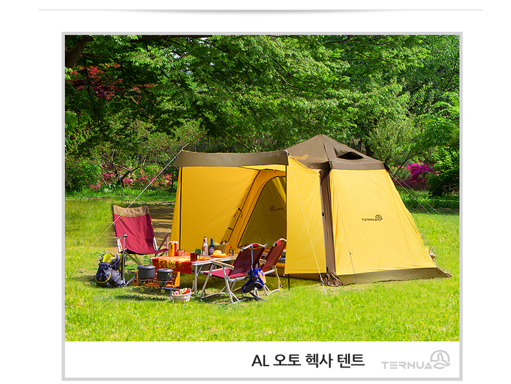  사방향 캐노피 설치 가능한 텐트 대여