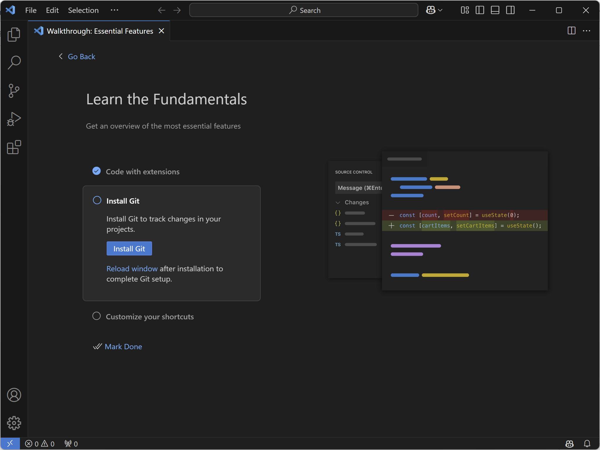 Visual Studio Code 설정하기