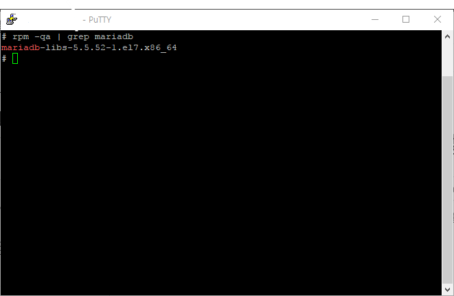  CentOS7 mariadb 패키지 설치