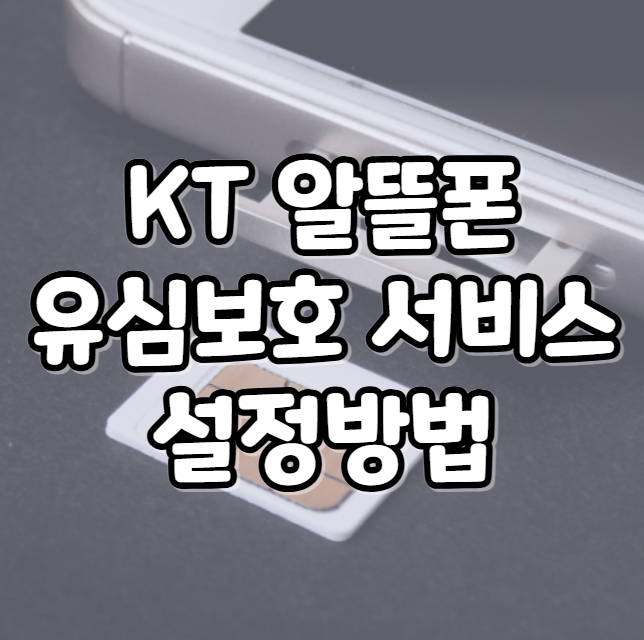 KT 알뜰폰 유심보호 서비스