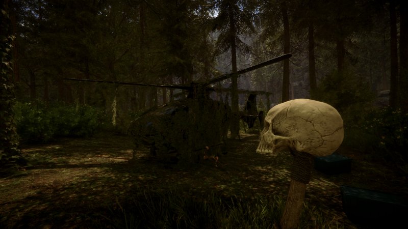  Sons of the Forest 숲속의 아들: 숲 속편의 이미지와 세부 정보가 포함된 Steam 페이지 열기