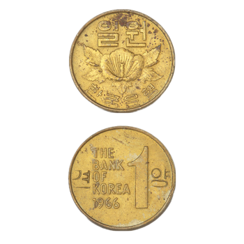 희귀동전 1966년 1원