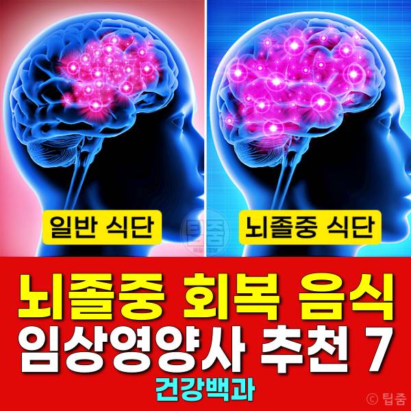 뇌졸중 회복 음식 뇌기능 회복 기간 단계 뇌졸중음식