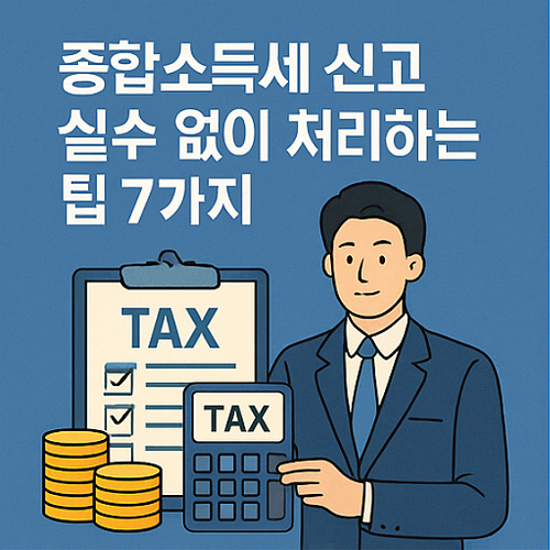 종합소득세 신고, 실수 없이 처리하는 팁 7가지