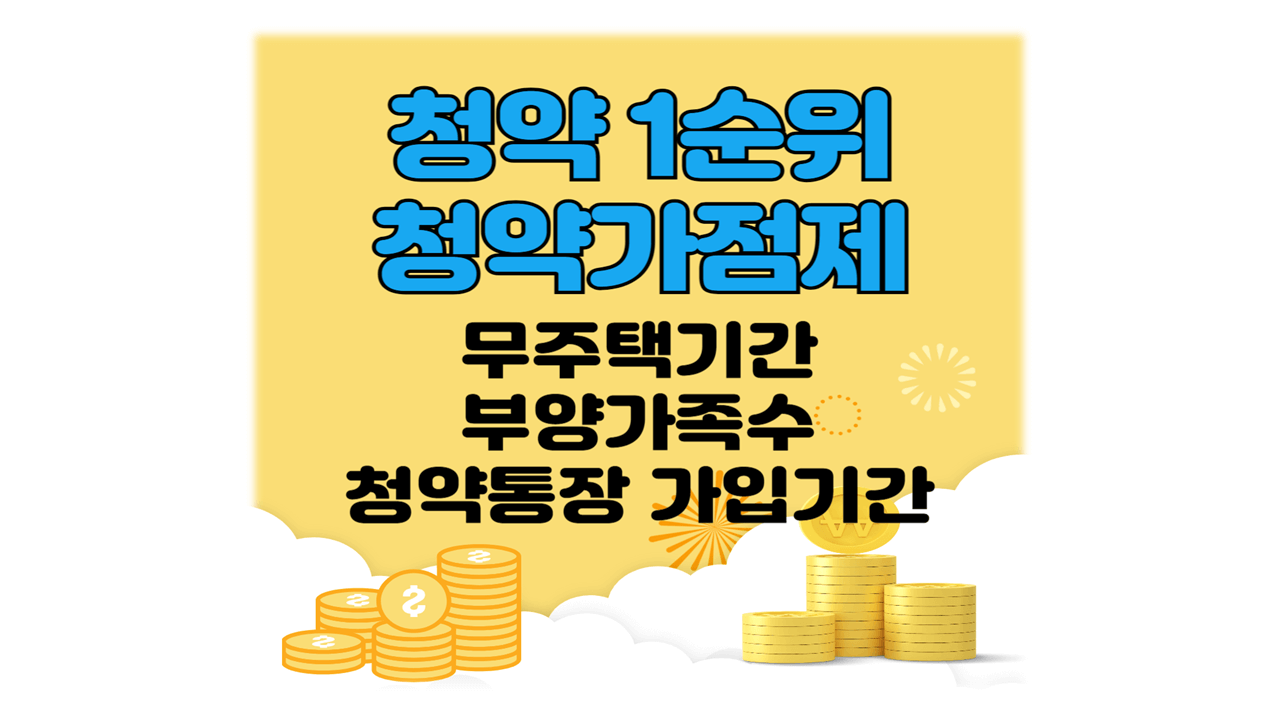 청약1순위 가점제