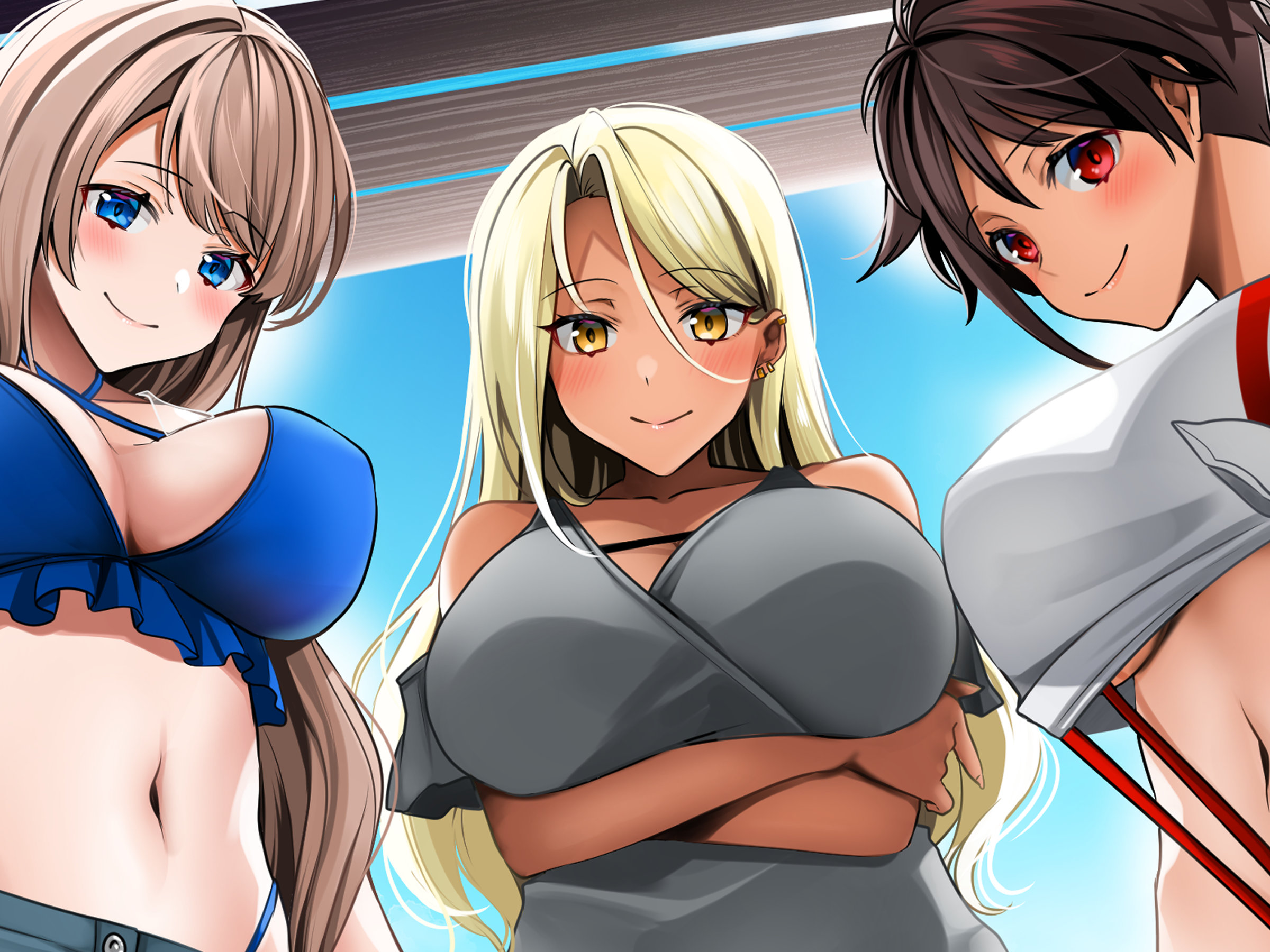  ~리조트에서 거유 JK 갸루들과~ (即パコリゾートで巨乳JKギャルたちとヤリたい放題!中出し放題! - クレドソフィア) 다운로드