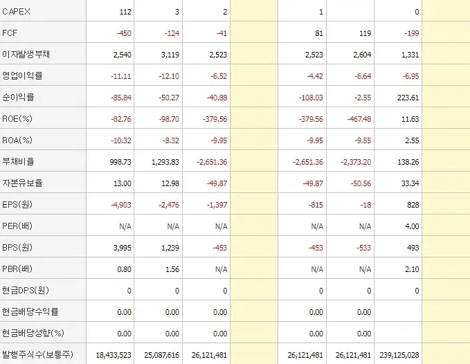 흥아해운-재무제표2